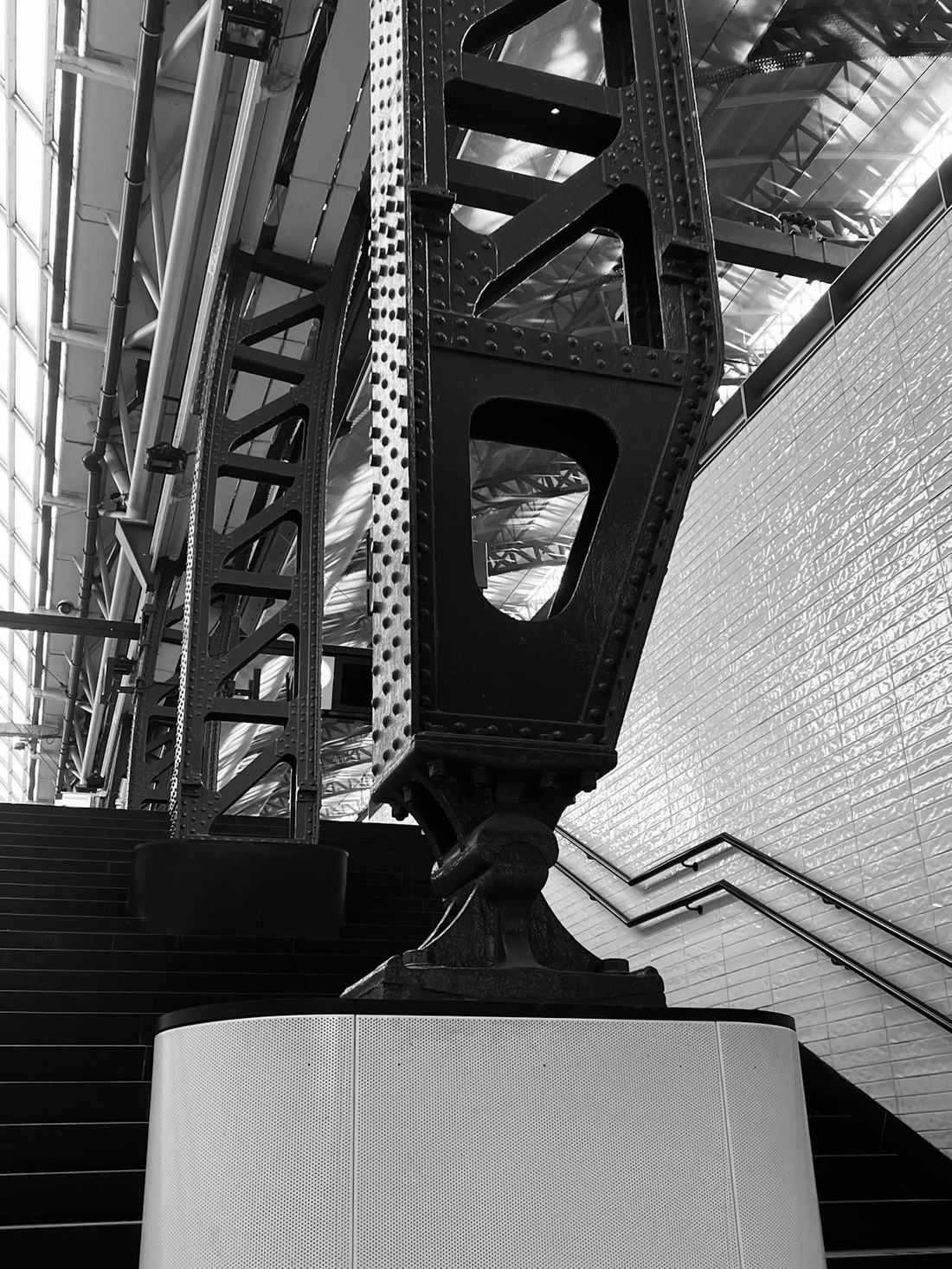 Riveted steel structure